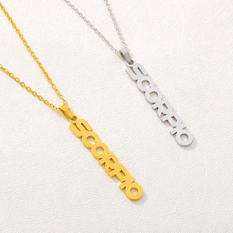 Zodiac Identity Necklace: Your Cosmic Essence in Stunning Detail