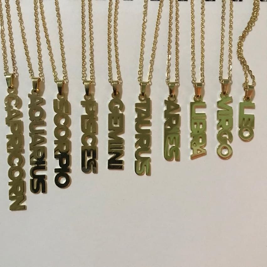 Zodiac Necklace (Premium Stainless Steel)