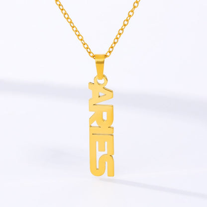 Zodiac Necklace (Premium Stainless Steel)