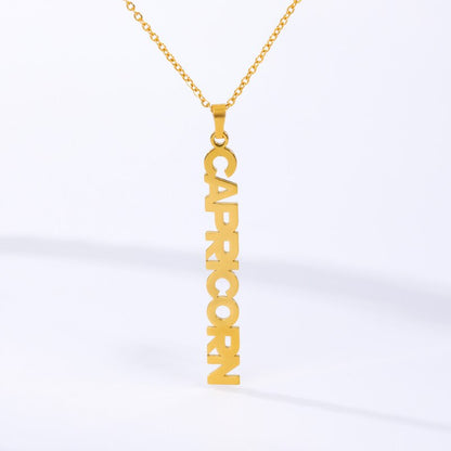 Zodiac Necklace (Premium Stainless Steel)