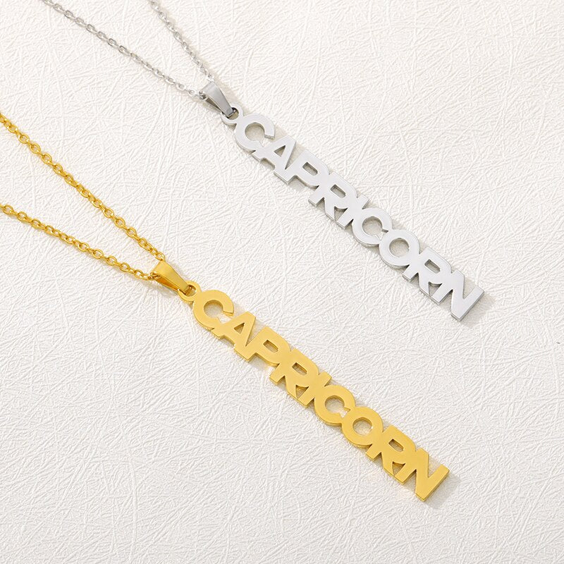 Zodiac Necklace (Premium Stainless Steel)