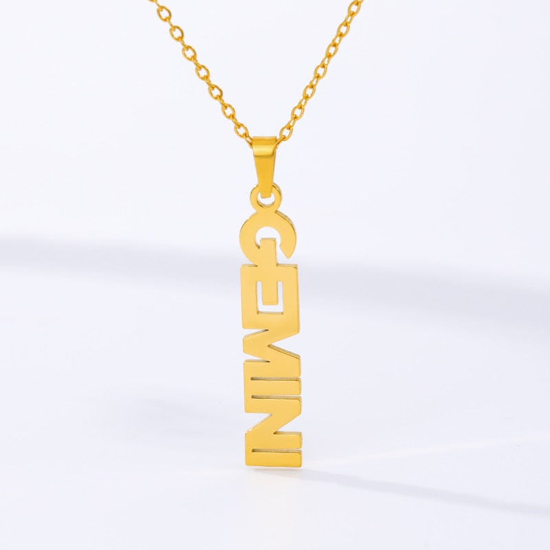 Zodiac Necklace (Premium Stainless Steel)