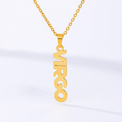 Zodiac Necklace (Premium Stainless Steel)